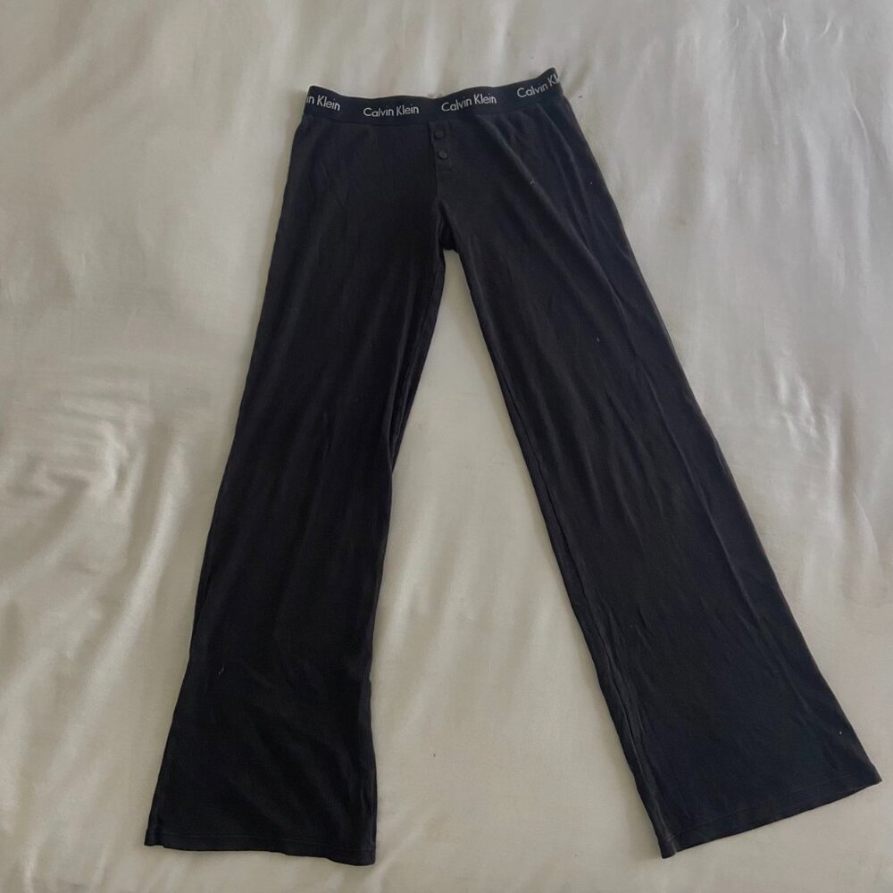 Vintage Calvin Klein Low Rise Pajama Pants- Women's S